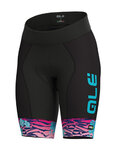 ALÉ Cycling shorts without bib - SAVANA LADY  - pink/blue/black
