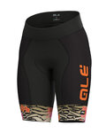 ALÉ Cycling shorts without bib - SAVANA LADY  - gold/orange/black