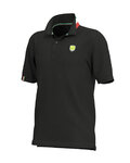 ALÉ Cycling short sleeve t-shirt - POLO - black