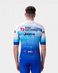 ALÉ Cycling short sleeve jersey - BIKE EXCHANGE 2022 - white/blue