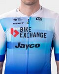 ALÉ Cycling short sleeve jersey - BIKE EXCHANGE 2022 - white/blue
