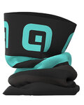 ALÉ Cycling neckwarmer - PIUMA - black/turquoise