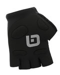 ALÉ Cycling fingerless gloves - AIR - grey/black