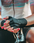 ALÉ Cycling fingerless gloves - REFLEX AIR CRONO - black