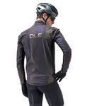ALÉ Cycling windproof jacket - IRIDESCENT WINTER - rainbow