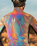 ALÉ Cycling windproof jacket - IRIDESCENT WINTER - rainbow