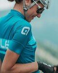 ALÉ Cycling short sleeve jersey - CRYSTAL LADY - turquoise
