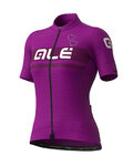 ALÉ Cycling short sleeve jersey - CRYSTAL LADY - purple