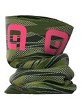 ALÉ Cycling neckwarmer - ROCK - green/pink