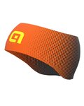 ALÉ Cycling headband - DOTS - black/orange
