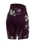 ALÉ Cycling short sleeve jersey and shorts - FIORI LADY - bordeaux/white