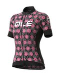 ALÉ Cycling short sleeve jersey - GARDA LADY - black/pink