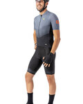 ALÉ Cycling short sleeve jersey - DELTA - grey/orange/black
