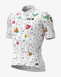 ALÉ Cycling short sleeve jersey - VERSILIA - white