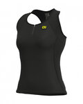 ALÉ Cycling sleeveless jersey - COLOR BLOCK LADY - black