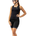 ALÉ Cycling sleeveless jersey - COLOR BLOCK LADY - black