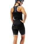 ALÉ Cycling sleeveless jersey - COLOR BLOCK LADY - black