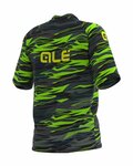 ALÉ Cycling short sleeve jersey - ROCK OFF ROAD - black/green