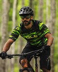 ALÉ Cycling short sleeve jersey - ROCK OFF ROAD - black/green