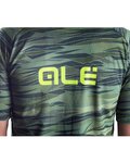 ALÉ Cycling short sleeve jersey - ROCK OFF ROAD - green
