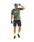 ALÉ Cycling short sleeve jersey - ROCK OFF ROAD - green