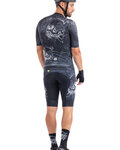 ALÉ Cycling short sleeve jersey - SKULL - white/black