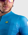 ALÉ Cycling short sleeve jersey - MAGNITUDE - light blue/blue