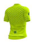 ALÉ Cycling short sleeve jersey and shorts - STARS - black/yellow