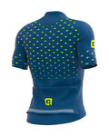 ALÉ Cycling short sleeve jersey - STARS - yellow/blue