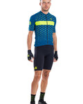 ALÉ Cycling short sleeve jersey - STARS - yellow/blue