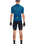 ALÉ Cycling short sleeve jersey - STARS - yellow/blue