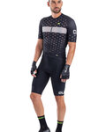 ALÉ Cycling short sleeve jersey - STARS - black/grey