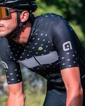 ALÉ Cycling short sleeve jersey - STARS - black/grey