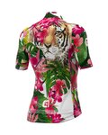 ALÉ Cycling short sleeve jersey and shorts - TIGER LADY - pink/green