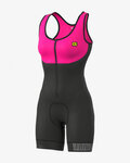 ALÉ Cycling overal - CLASSICO RL 2.0 LADY - pink/black