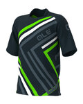 ALÉ Cycling short sleeve jersey - ARROW MTB - grey