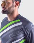 ALÉ Cycling short sleeve jersey - ARROW MTB - grey