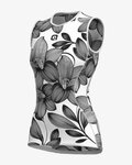 ALÉ Cycling sleeve less t-shirt - GARDEN LADY - white