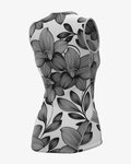 ALÉ Cycling sleeve less t-shirt - GARDEN LADY - white