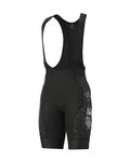ALÉ Cycling bib shorts - SKULL - black