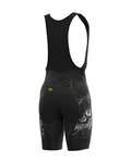 ALÉ Cycling bib shorts - SKULL - black