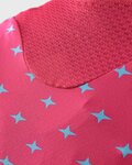 ALÉ Cycling short sleeve jersey - STARS LADY - pink/turquoise