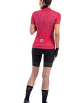 ALÉ Cycling short sleeve jersey - STARS LADY - pink/turquoise