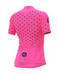 ALÉ Cycling short sleeve jersey - STARS LADY - pink