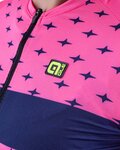 ALÉ Cycling short sleeve jersey - STARS LADY - pink