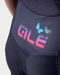 ALÉ Cycling bib shorts - BUTTERFLY LADY - black