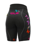 ALÉ Cycling shorts without bib - BUTTERFLY LADY - black