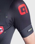 ALÉ Cycling short sleeve jersey - SMILE LADY - black