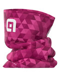 ALÉ Cycling neckwarmer - TRIANGLES - purple/pink