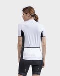 ALÉ Cycling short sleeve jersey - COLOR BLOCK LADY - white